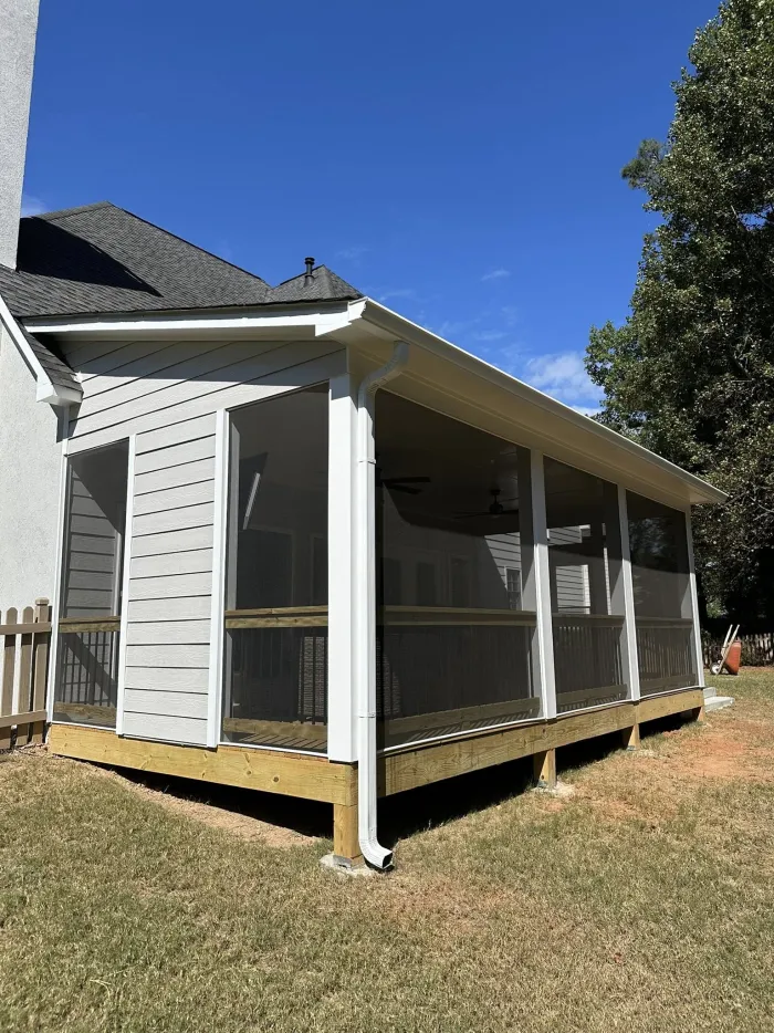 Luxury screened porch by Chavez Builds - Metro Atlanta contractor